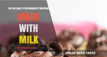 Refrigerating Milk-Based Frosting: Essential Tips for Freshness and Safety