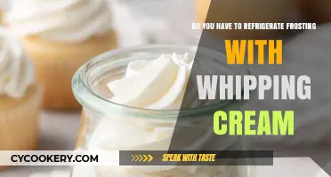 Should Frosting with Whipping Cream Be Refrigerated? Tips and Storage Guide
