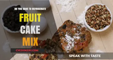 Should Fruit Cake Mix Be Refrigerated? Storage Tips Revealed