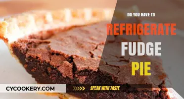Should Fudge Pie Be Refrigerated? Storage Tips for Perfect Texture