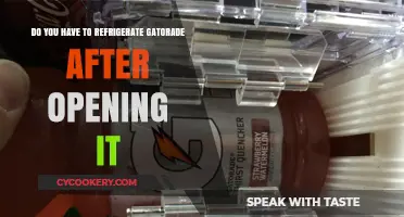 Refrigerate Gatorade After Opening? Storage Tips for Optimal Freshness