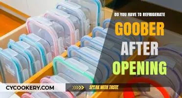 Should Goober Be Refrigerated After Opening? A Storage Guide