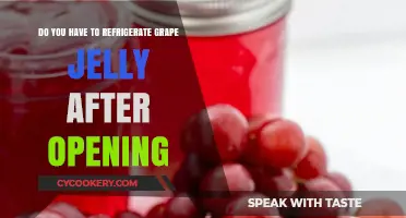 Should Grape Jelly Be Refrigerated After Opening? A Guide