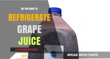 Should Grape Juice Be Refrigerated? Storage Tips for Freshness