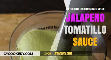 Should Green Jalapeño Tomatillo Sauce Be Refrigerated? Tips & Storage Guide