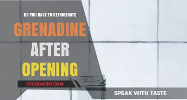 Grenadine Storage Tips: Should You Refrigerate After Opening?