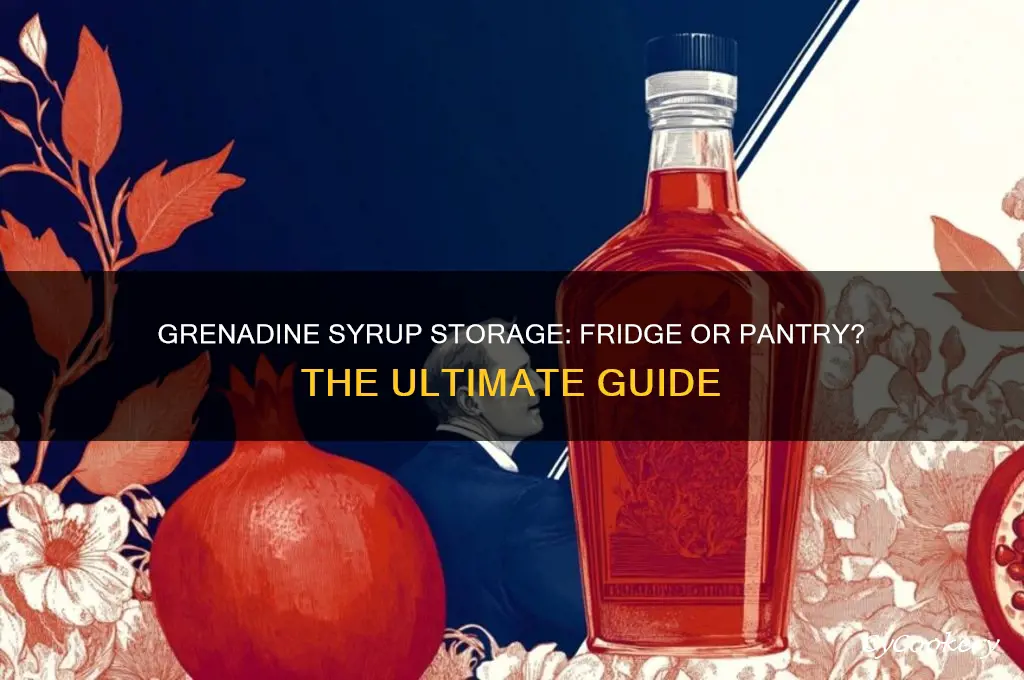 do you have to refrigerate grenadine syrup