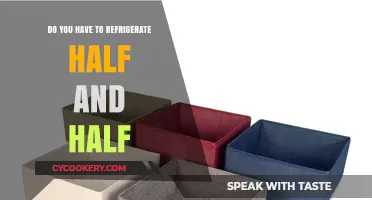 Half and Half Storage: Fridge or Counter? Your Guide to Freshness