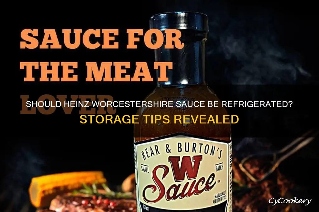 do you have to refrigerate heinz worcestershire sauce