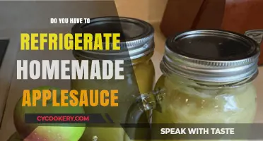 Should Homemade Applesauce Be Refrigerated? Storage Tips Revealed