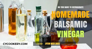 Should Homemade Balsamic Vinegar Be Refrigerated? Storage Tips Revealed