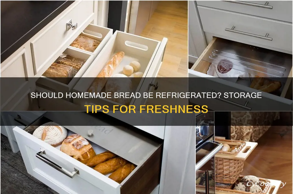 do you have to refrigerate homemade bread