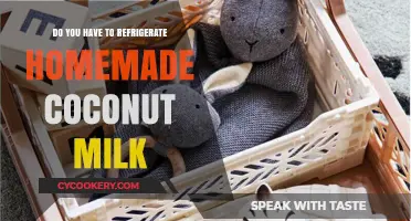 Should Homemade Coconut Milk Be Refrigerated? Storage Tips Revealed