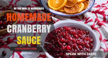 Should Homemade Cranberry Sauce Be Refrigerated? Essential Storage Tips