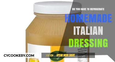 Should Homemade Italian Dressing Be Refrigerated? Storage Tips Revealed