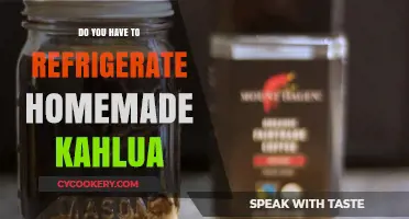 Should Homemade Kahlua Be Refrigerated? Storage Tips Revealed