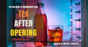 Should You Refrigerate Iced Tea After Opening? Expert Tips Revealed