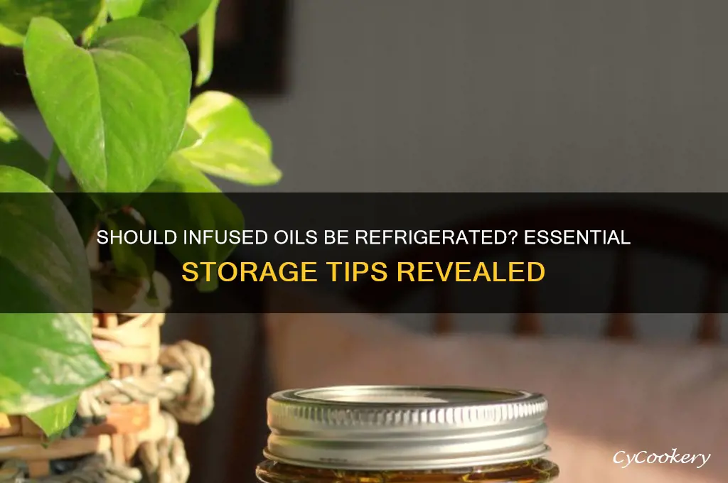 do you have to refrigerate infused oil