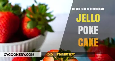Should Jello Poke Cake Be Refrigerated? Storage Tips Revealed