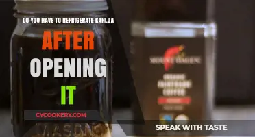Should You Refrigerate Kahlua After Opening? A Storage Guide