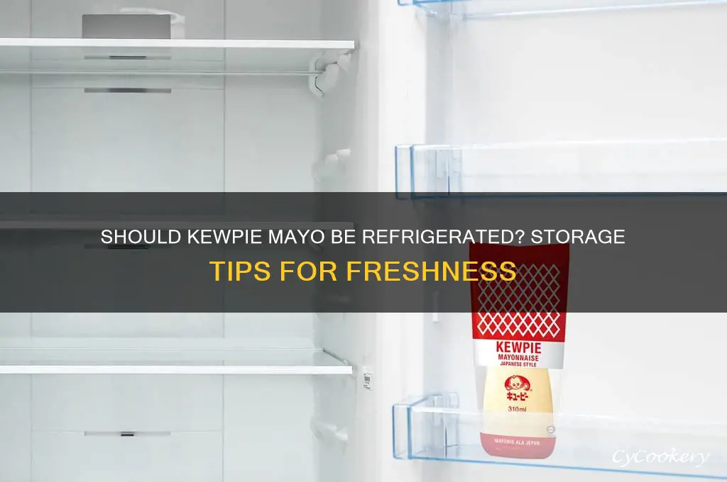 do you have to refrigerate kewpie mayo