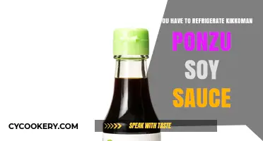 Should Kikkoman Ponzu Soy Sauce Be Refrigerated? Storage Tips