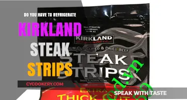 Kirkland Steak Strips: Refrigeration Required or Not?