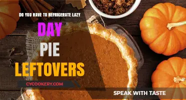 Lazy Day Pie Leftovers: To Refrigerate or Not?