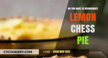 Should Lemon Chess Pie Be Refrigerated? Storage Tips Revealed