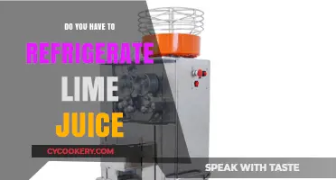Should Lime Juice Be Refrigerated? Storage Tips for Freshness