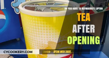 Should You Refrigerate Lipton Tea After Opening? Expert Tips