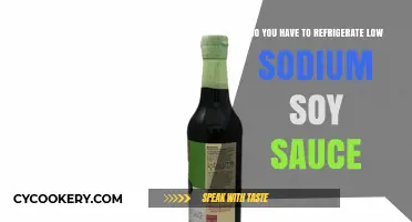 Should Low Sodium Soy Sauce Be Refrigerated After Opening?