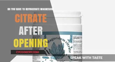 Should You Refrigerate Magnesium Citrate After Opening? Expert Tips