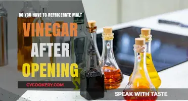 Should You Refrigerate Malt Vinegar After Opening? A Storage Guide
