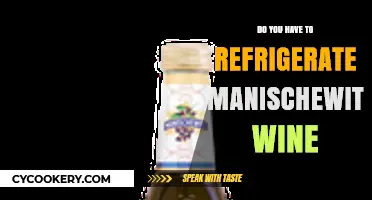 Should Manischewitz Wine Be Refrigerated? Storage Tips Revealed