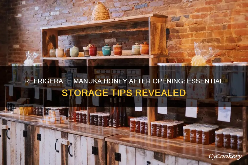 do you have to refrigerate manuka honey after opening