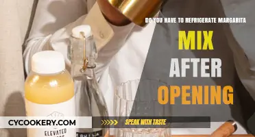 Refrigerating Margarita Mix: Post-Opening Storage Tips for Freshness