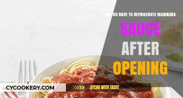 Should Marinara Sauce Be Refrigerated After Opening? Expert Tips