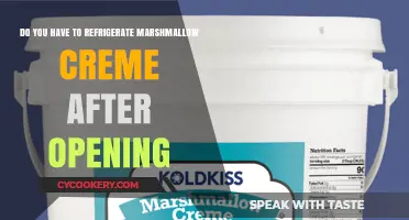 Should Marshmallow Creme Be Refrigerated After Opening? Tips & Facts