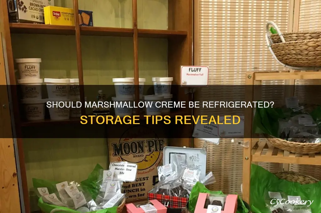 do you have to refrigerate marshmallow creme