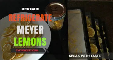 Should Meyer Lemons Be Refrigerated? Storage Tips for Freshness
