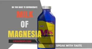 Milk of Magnesia Storage: Refrigeration Necessary or Not?