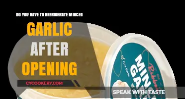 Should Minced Garlic Be Refrigerated After Opening? Expert Tips