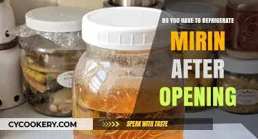 Mirin Storage Tips: Should You Refrigerate After Opening?