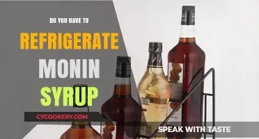 Should Monin Syrup Be Refrigerated? Storage Tips for Freshness