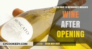 Should Moscato Be Refrigerated After Opening? A Wine Storage Guide
