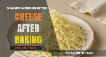 Refrigerating Mozzarella Cheese Post-Baking: Essential or Optional?