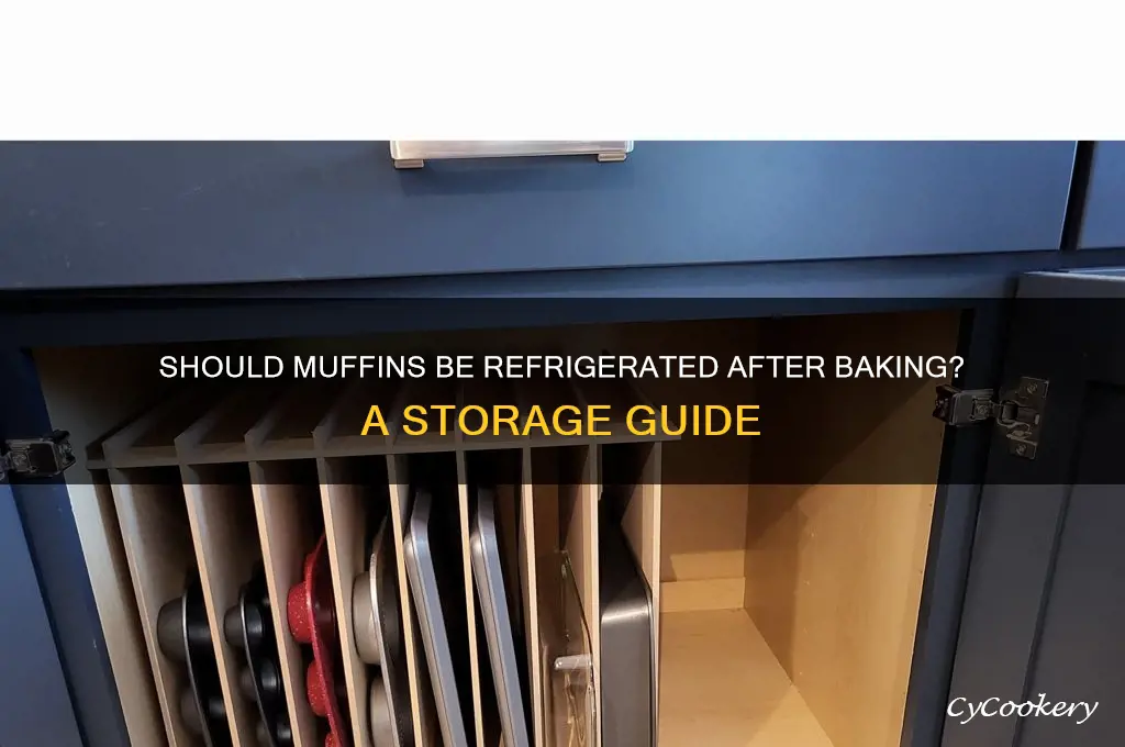 do you have to refrigerate muffins after baking