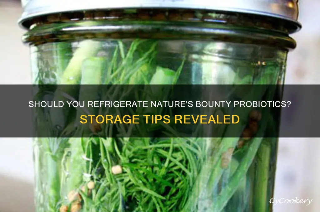 do you have to refrigerate nature