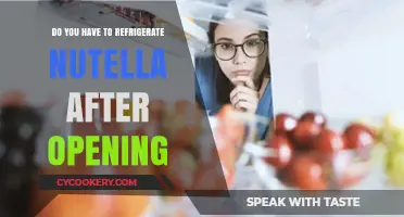 Should Nutella Be Refrigerated After Opening? The Sweet Truth